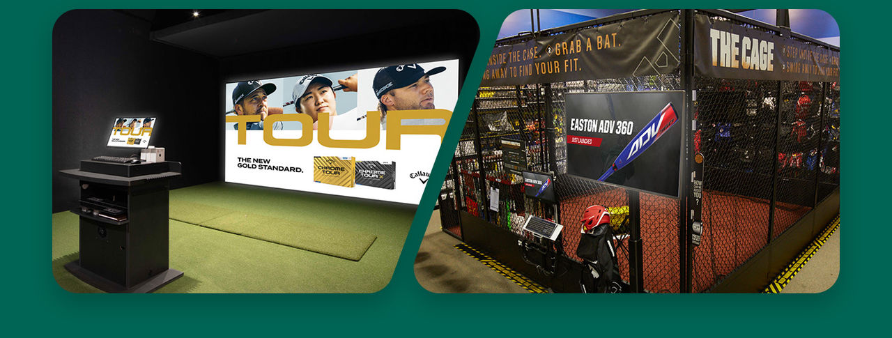 In-Store advertisements at Dick's Sporting Goods